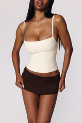 MIDORI BANDAGE TOP - CREAM