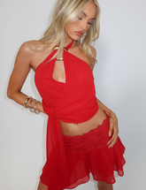 INDIGO TOP - RED
