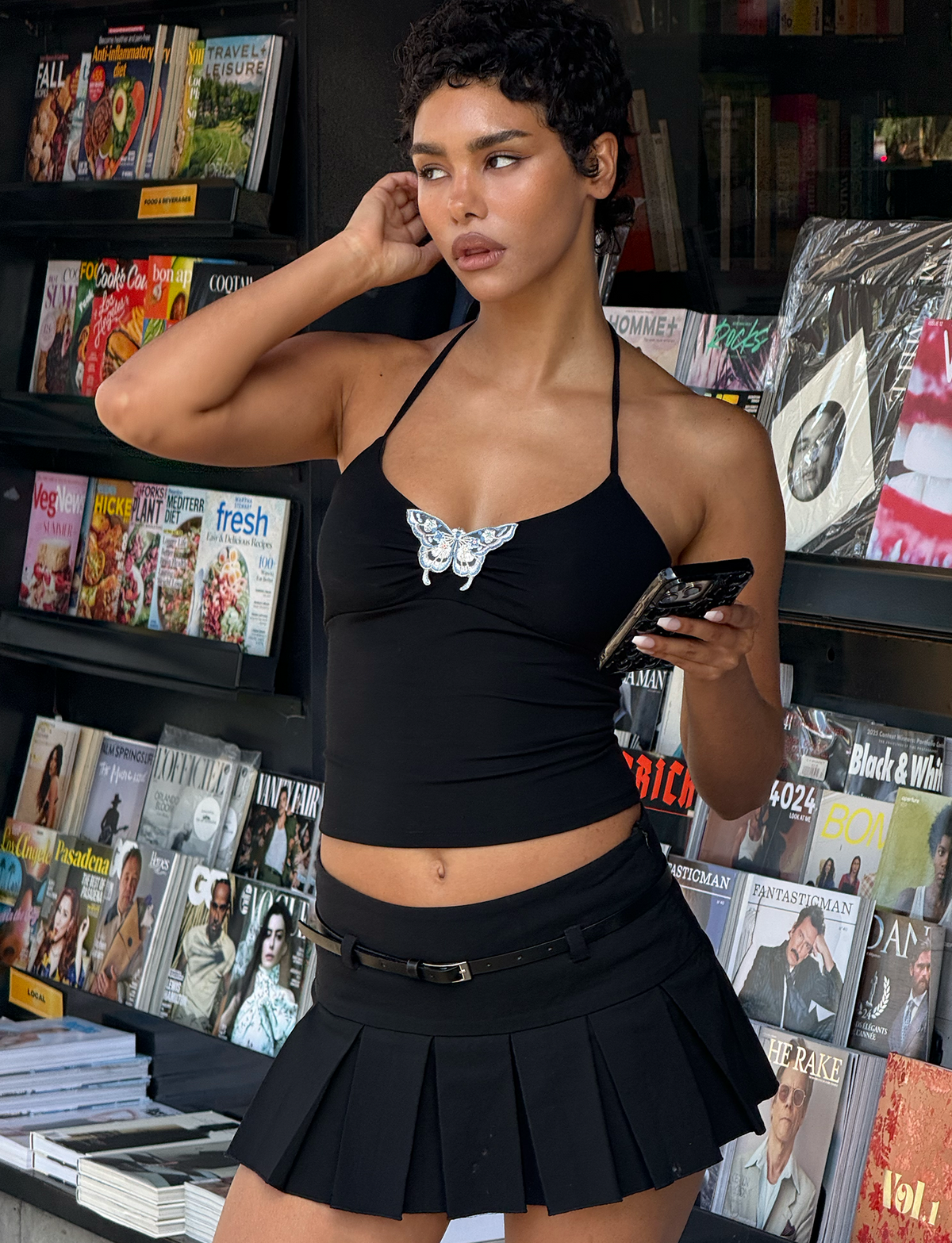 ANNELISE SKORT - BLACK