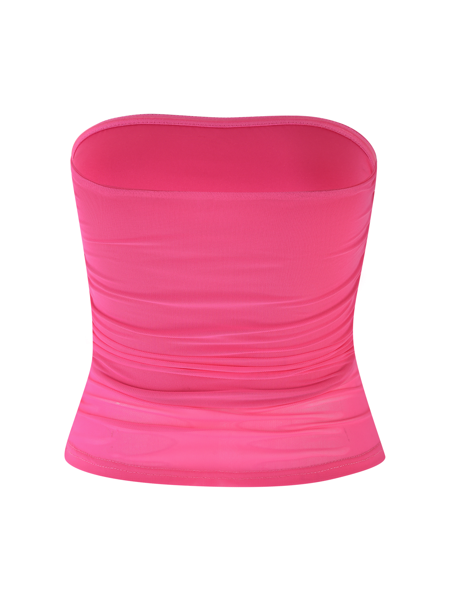 HARRIETT TUBE TOP - PINK : PINK