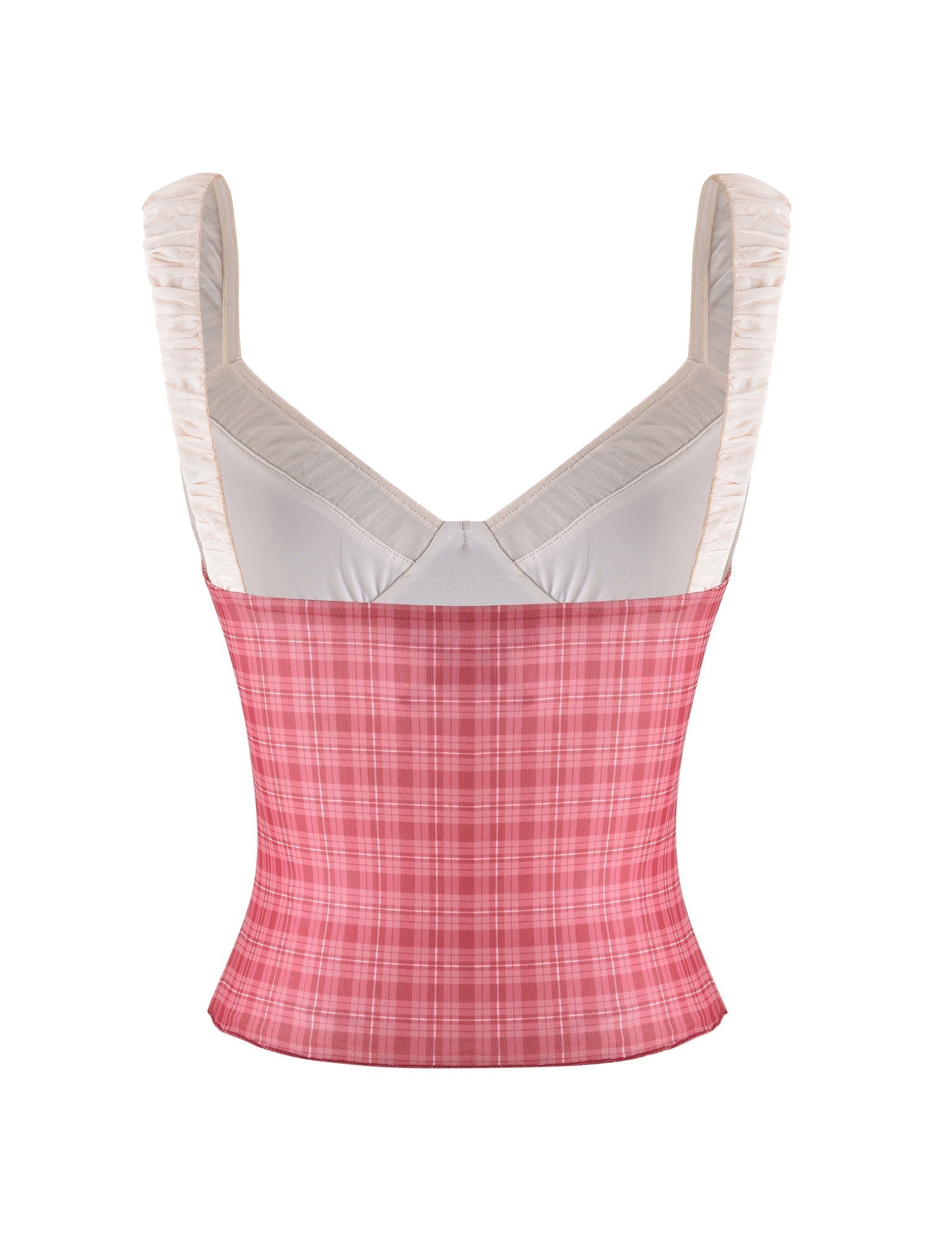 AMARAN TOP - RED : RED CHECK