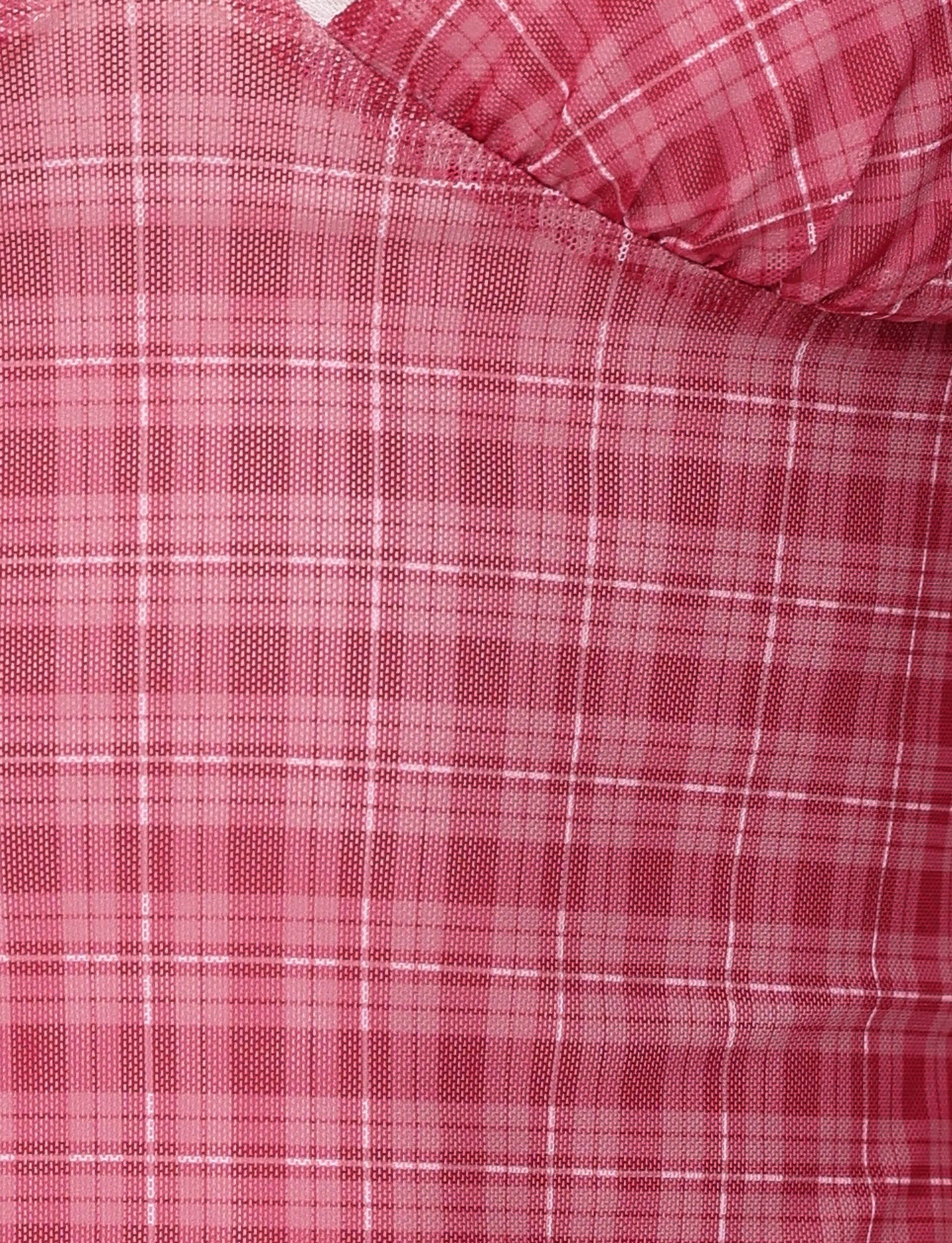 AMARAN TOP - RED : RED CHECK