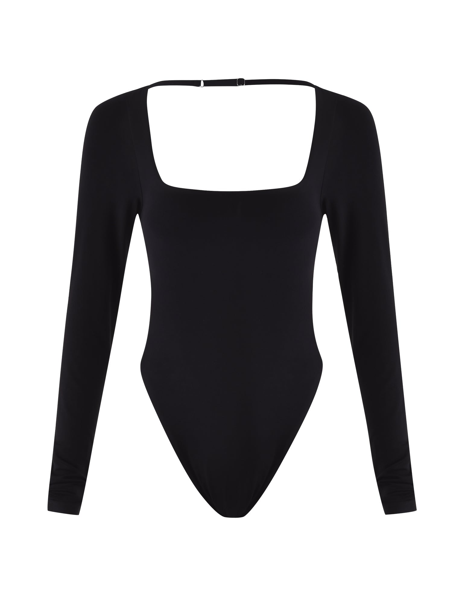 MINERVA LONG SLEEVE BODYSUIT - BLACK