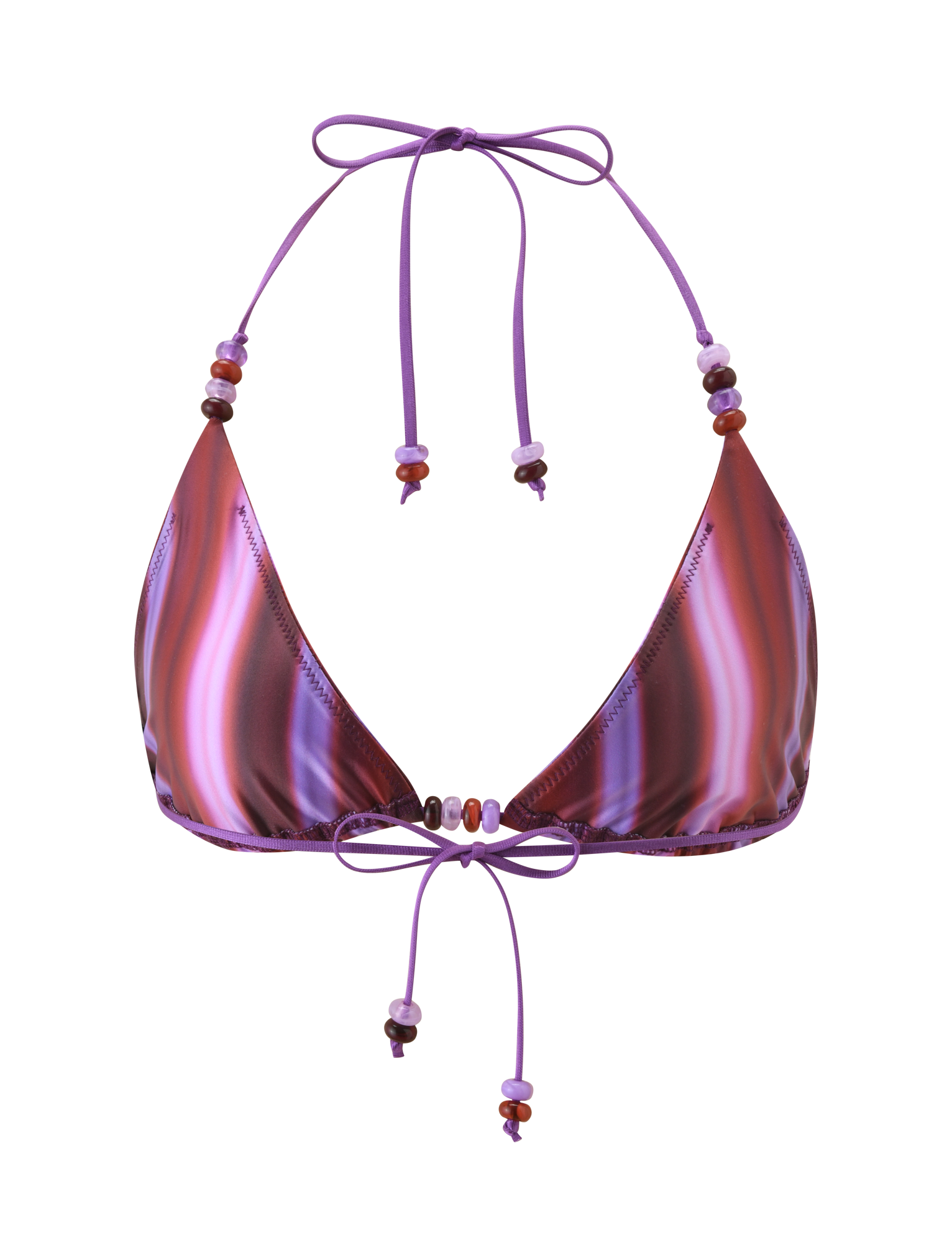 FINLEA BIKINI TOP - DUSK OMBRE STRIPE