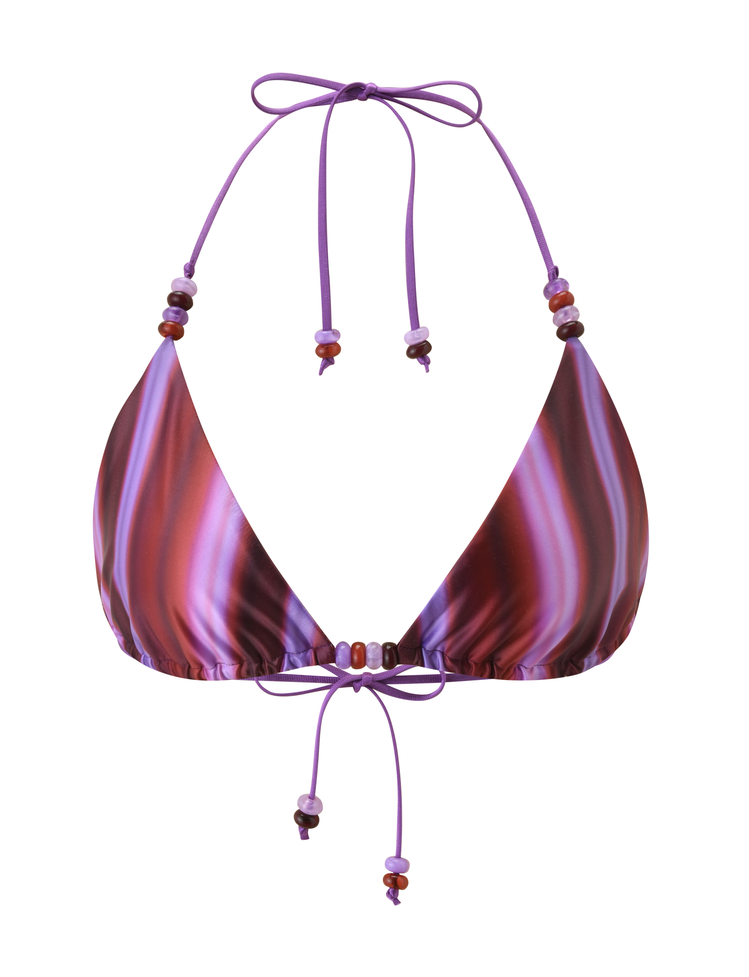 FINLEA BIKINI TOP - DUSK OMBRE STRIPE