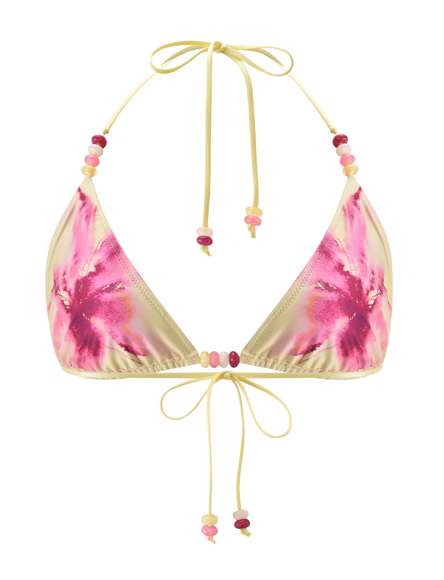 FINLEA BIKINI TOP - WATERCOLOUR FLORAL
