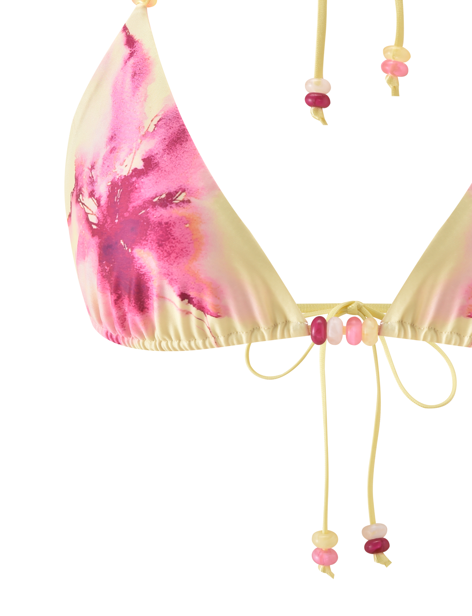 FINLEA BIKINI TOP - WATERCOLOUR FLORAL