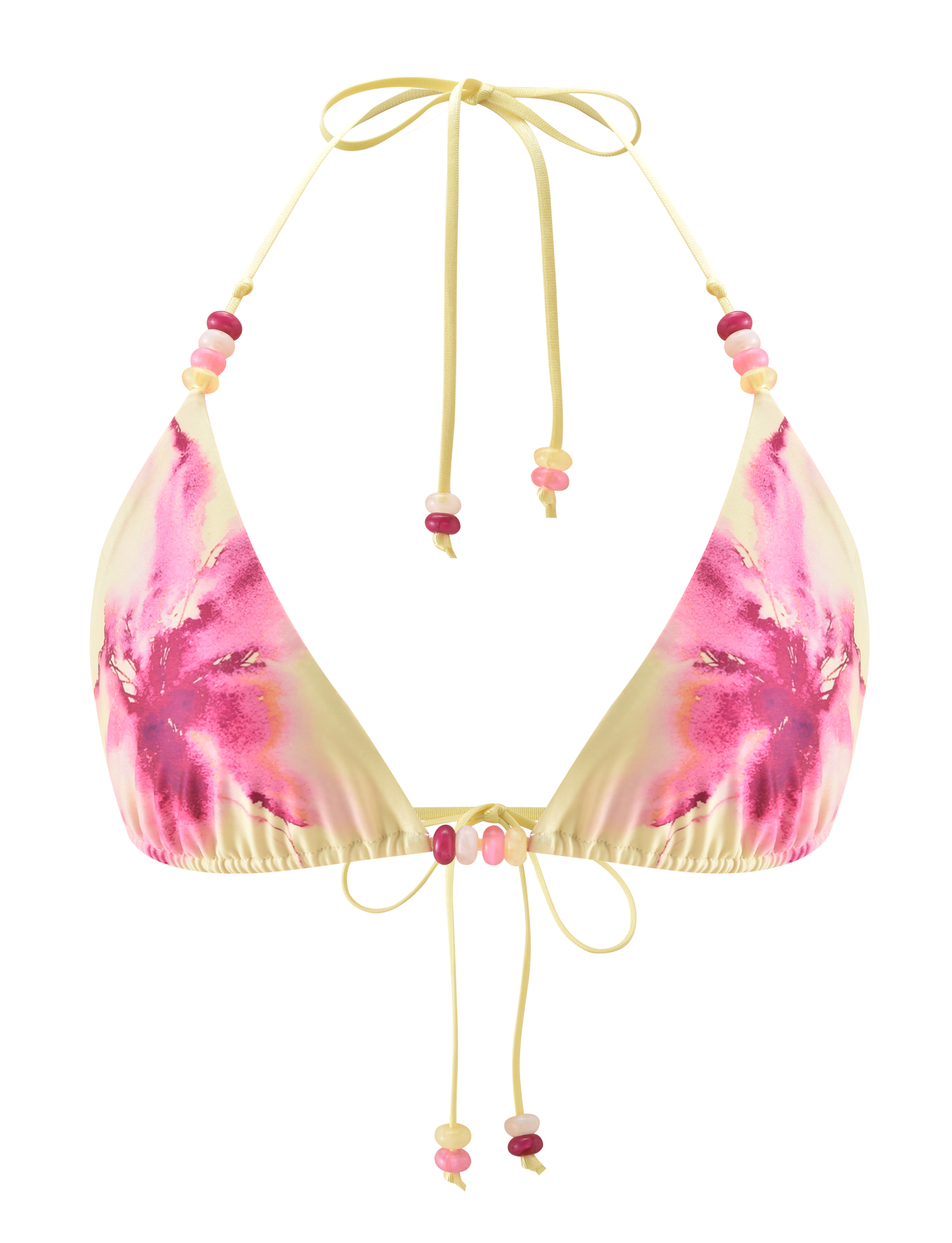 FINLEA BIKINI TOP - WATERCOLOUR FLORAL