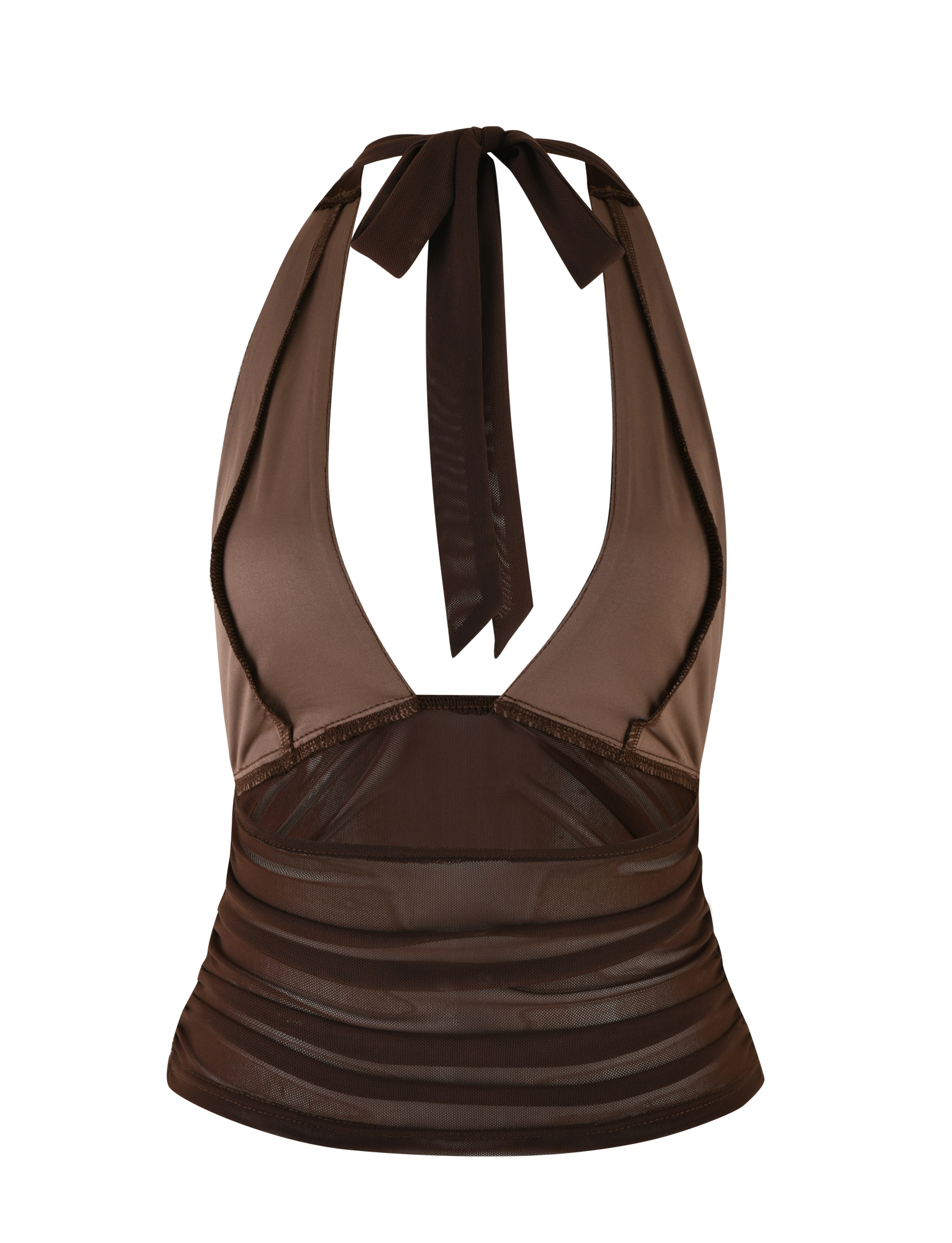 BRESILY TOP - BROWN : CHOCOLATE