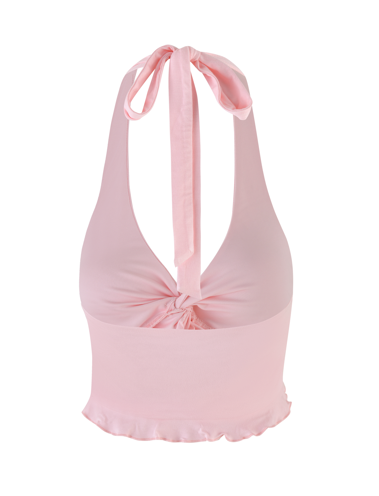 KATYA HALTER TOP - PALE PINK