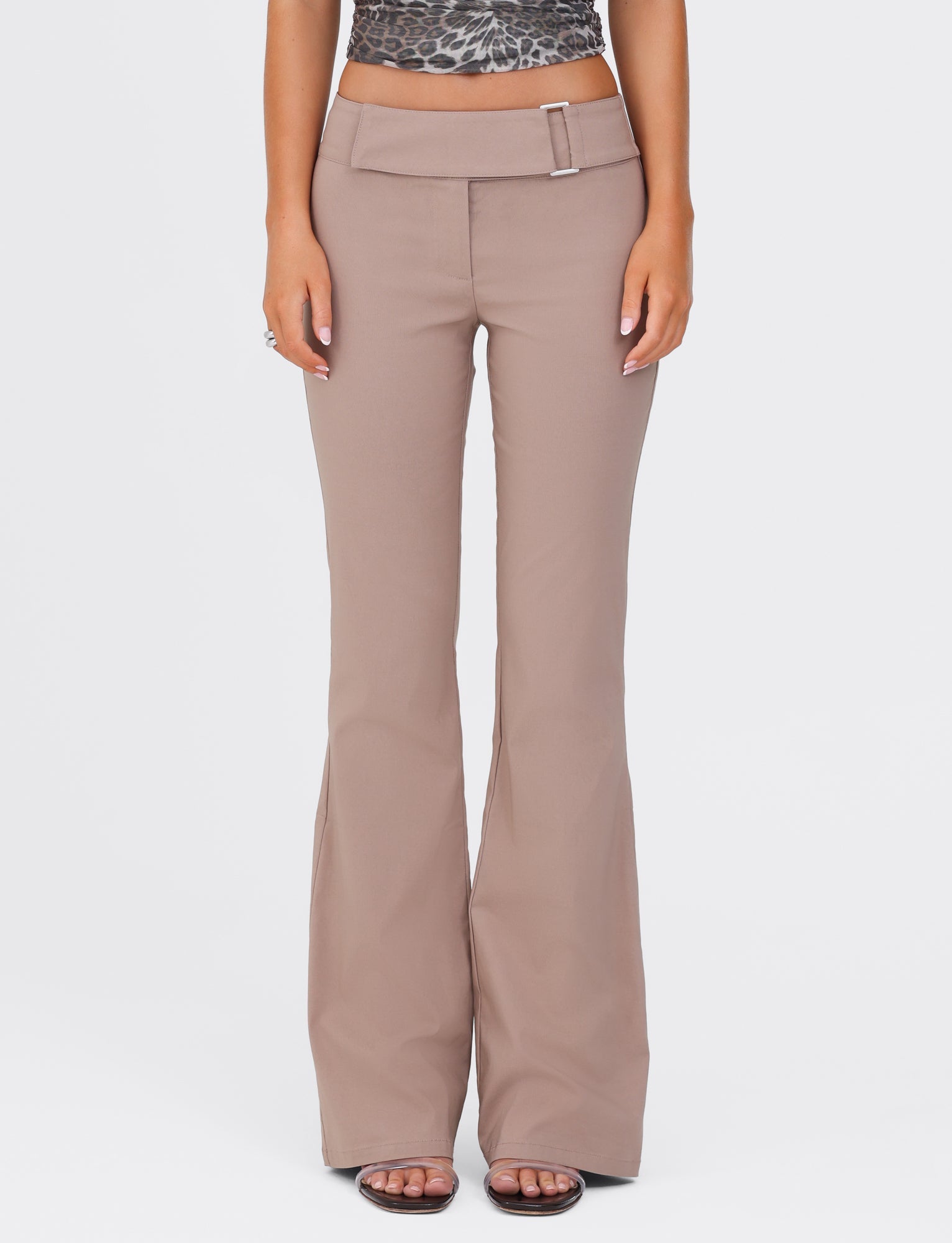VESPER PANT - BROWN : TAN