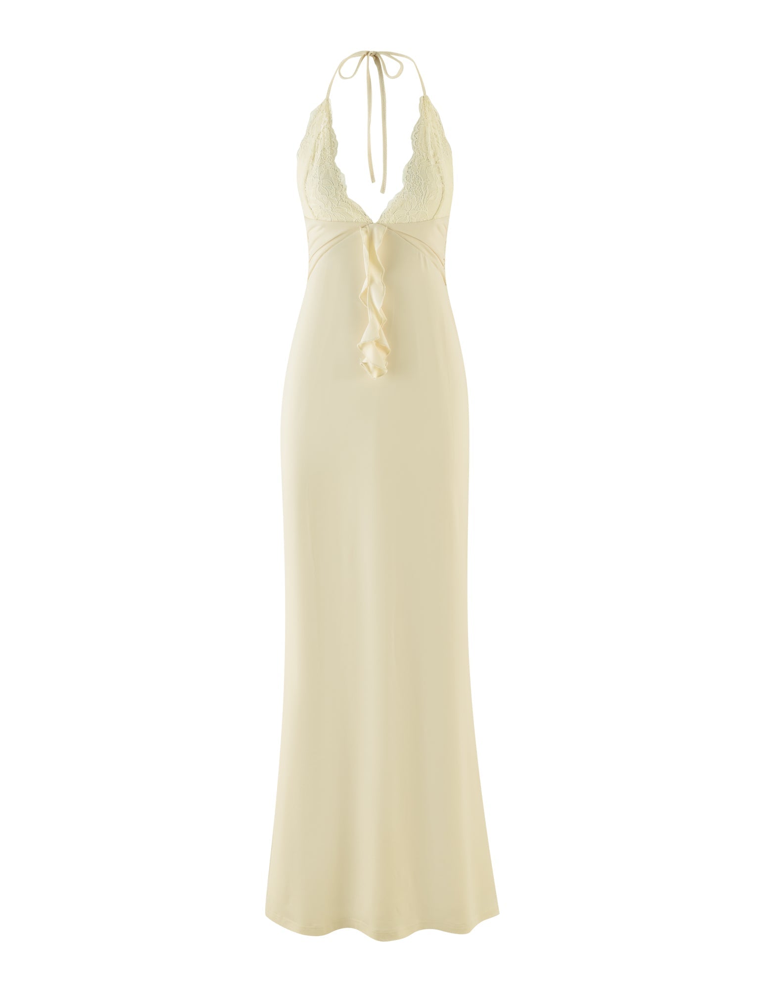 DEENA MAXI DRESS - YELLOW : LEMON