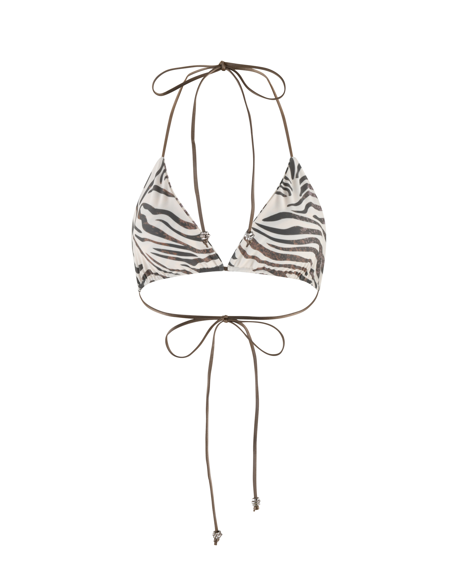 AVE BIKINI TOP - NEUTRAL : ZEBRA