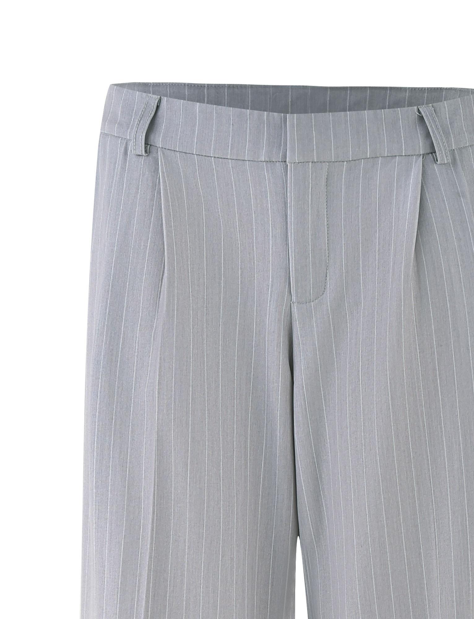 AMBERLY SUIT PANT - GREY : PINSTRIPE : GREY PINSTRIPE