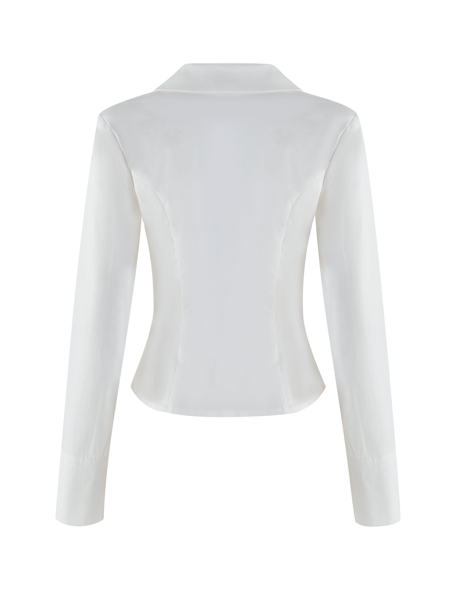 BRIELLE SHIRT - WHITE : IVORY