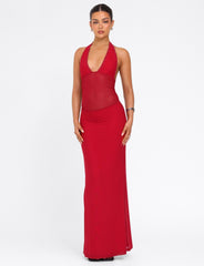 BRESILY MAXI DRESS - RED