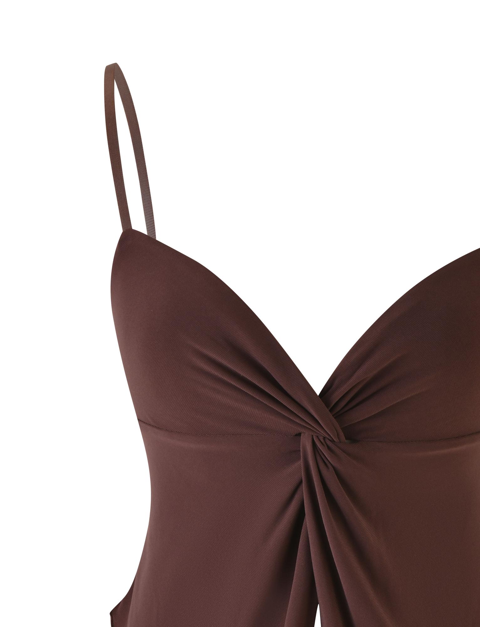 JOVIENNE TOP - BROWN : CHOCOLATE