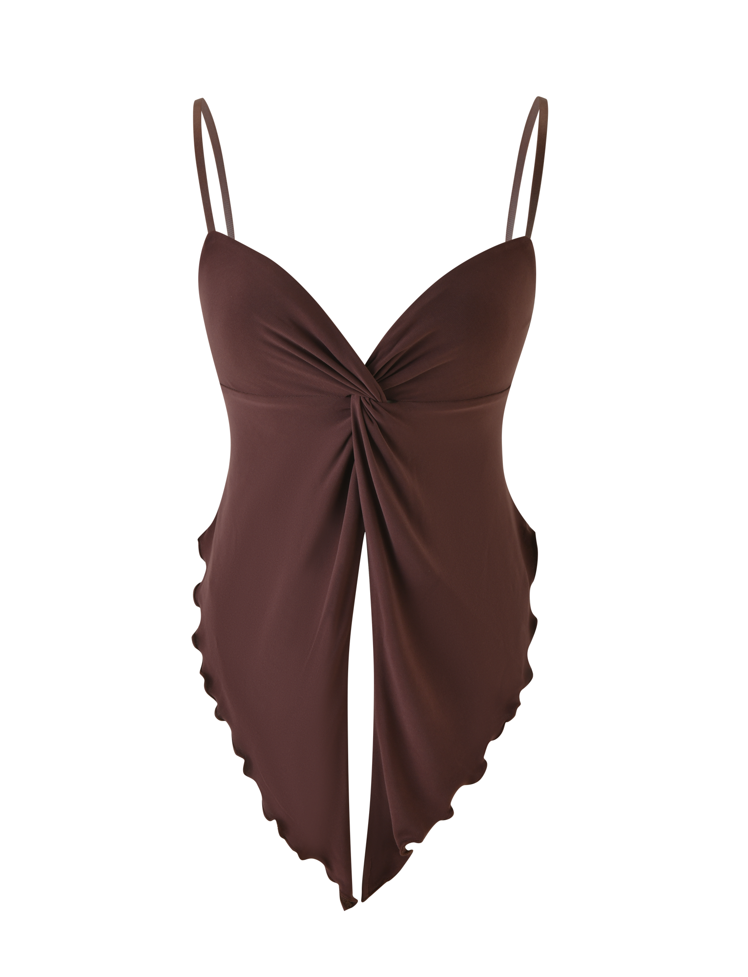 JOVIENNE TOP - BROWN : CHOCOLATE