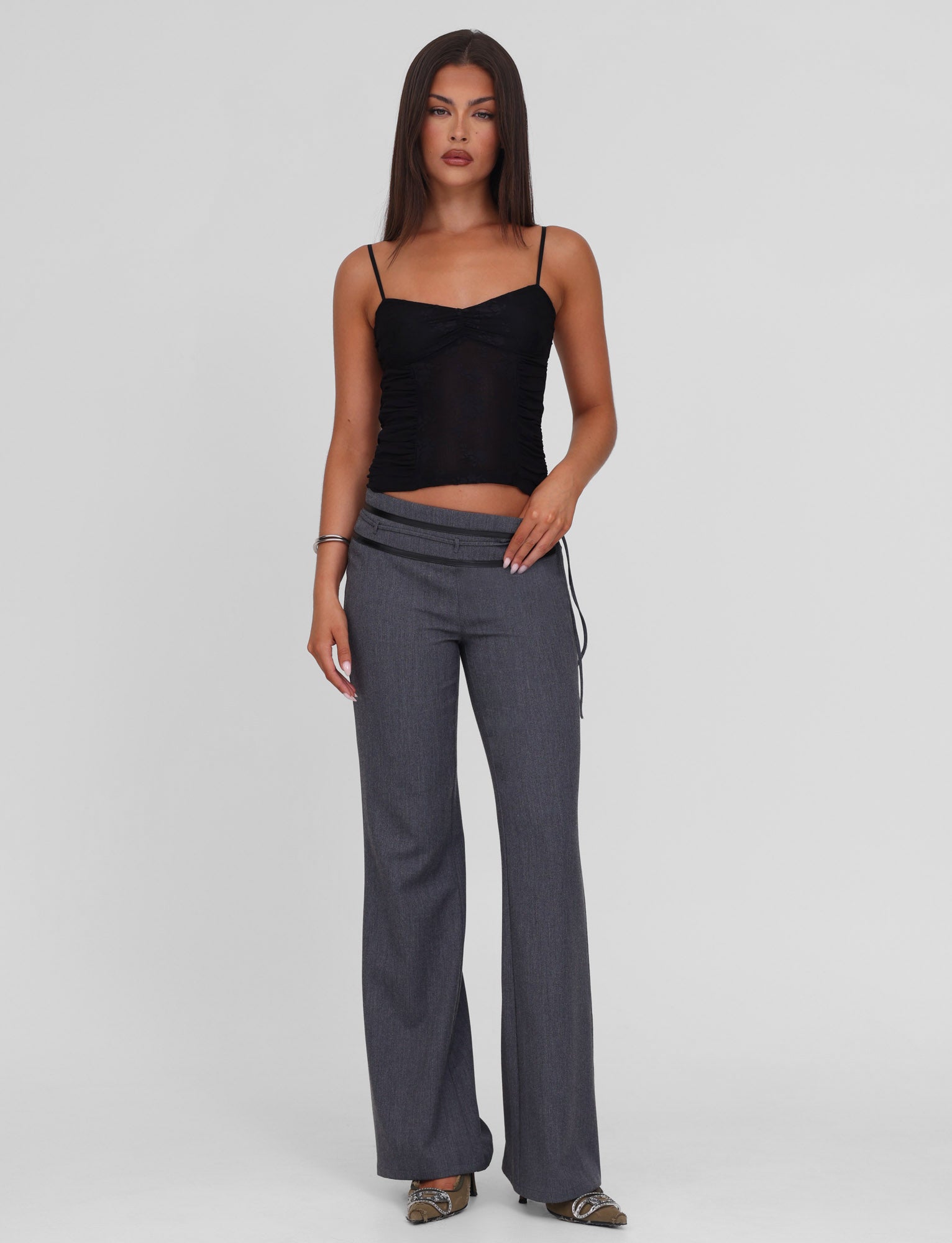 KALLIE TOP - BLACK