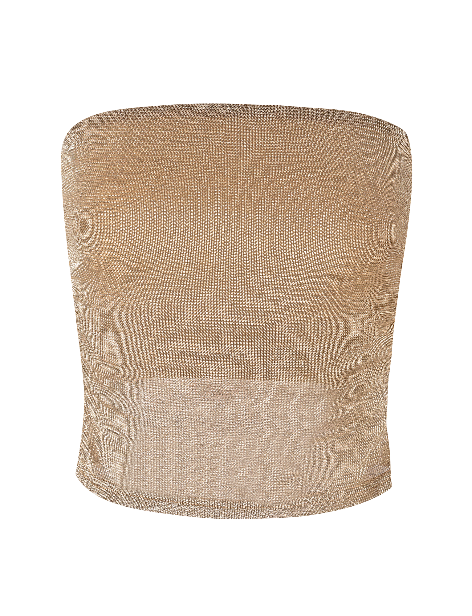 HARRIETT TUBE TOP - GOLD