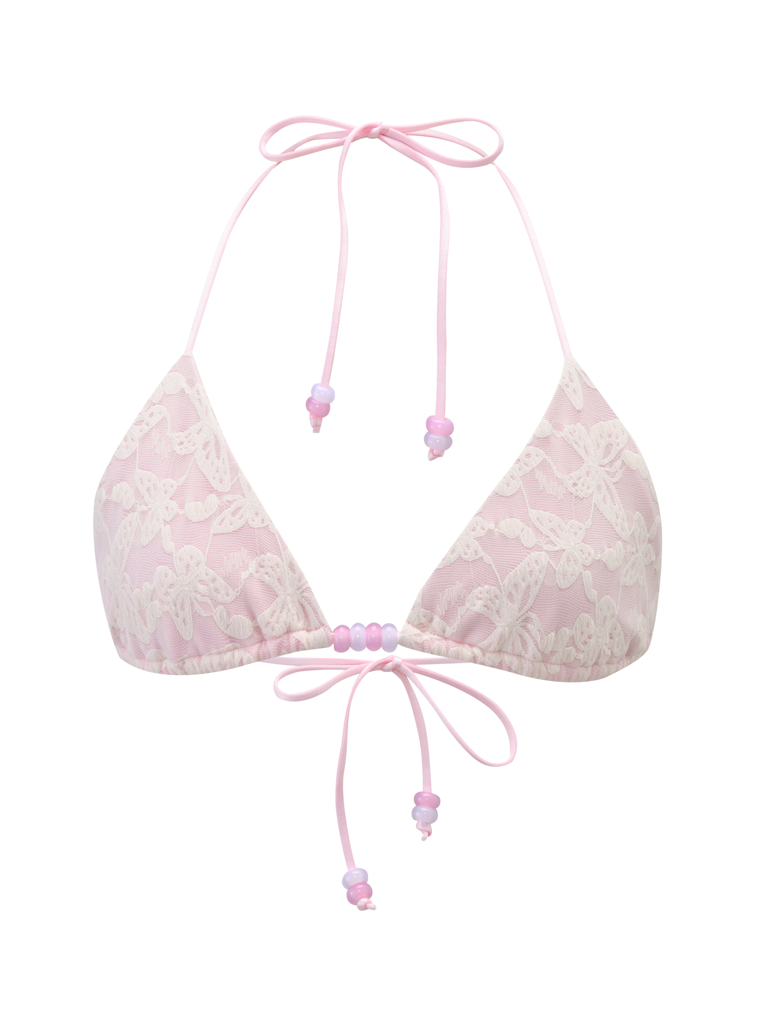 BRIGITTE BIKINI TOP - IVORY LACE
