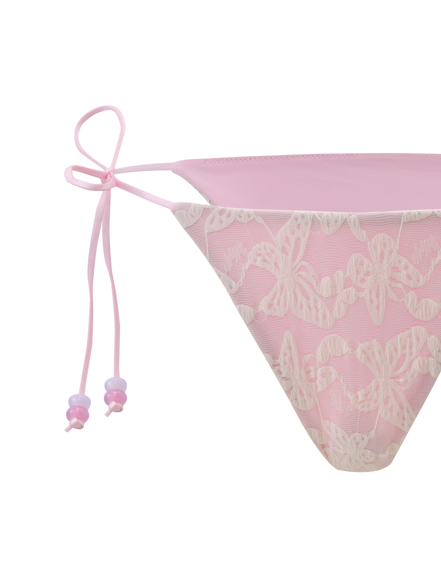 BRIGITTE BIKINI BOTTOM - IVORY LACE
