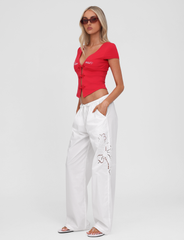 CRESSY PANT - WHITE