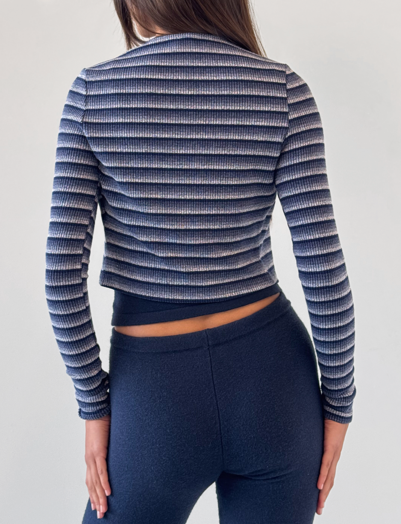 LEORA PANT  - NAVY