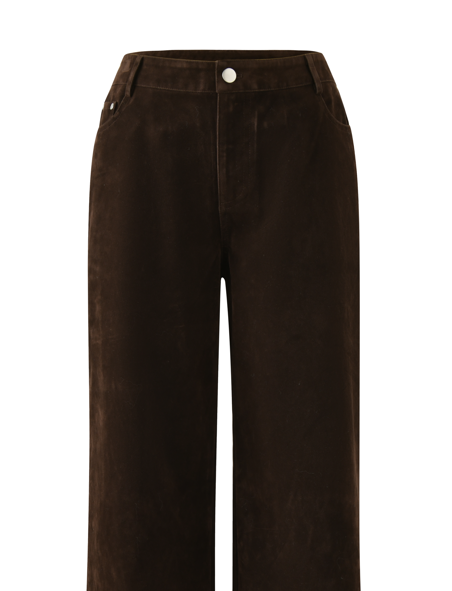 CAMELLIA PANT - CHOCOLATE SUEDE