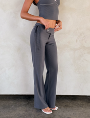 EMORY PANT - GREY PINSTRIPE