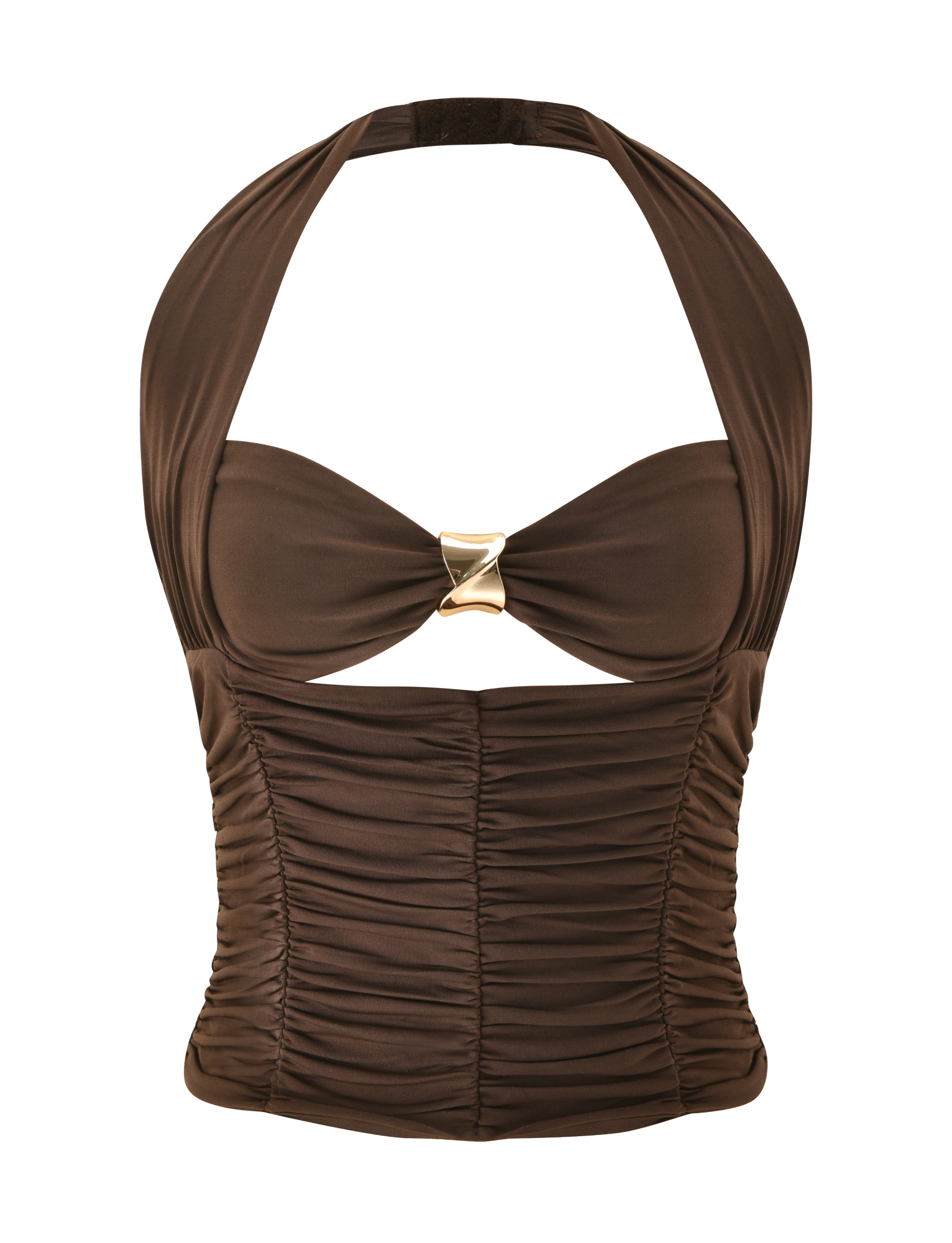 BRIALLEN TOP - CHOCOLATE