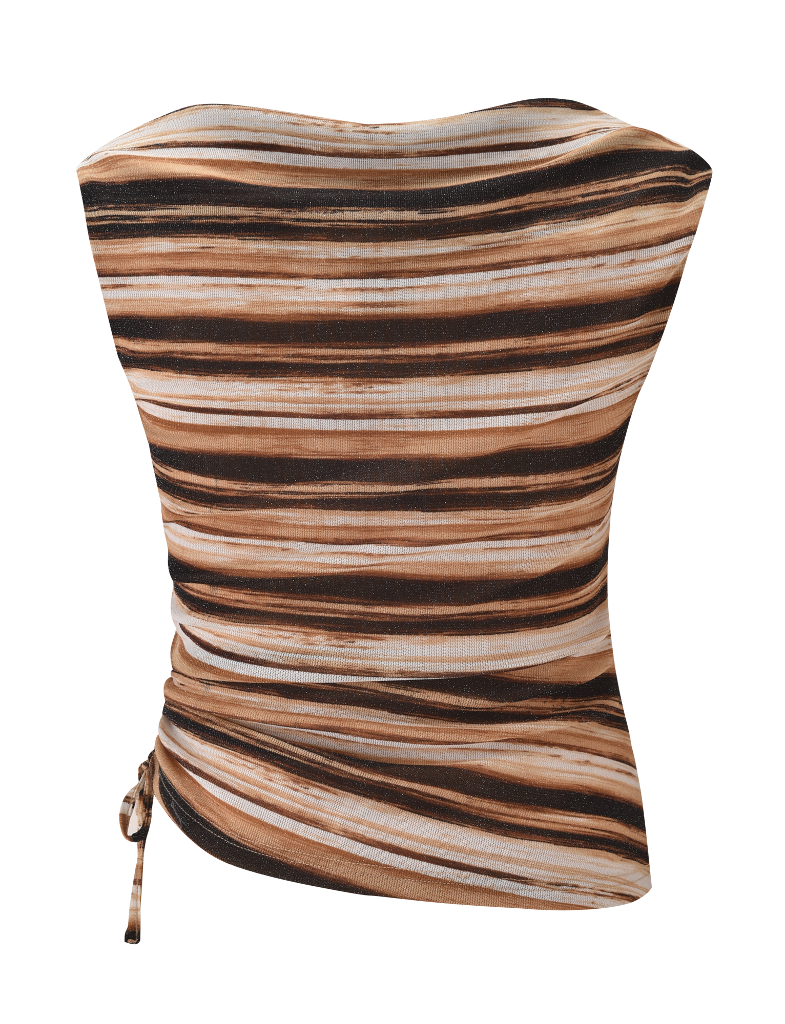 BRAELYN TOP - BROWN STRIPE