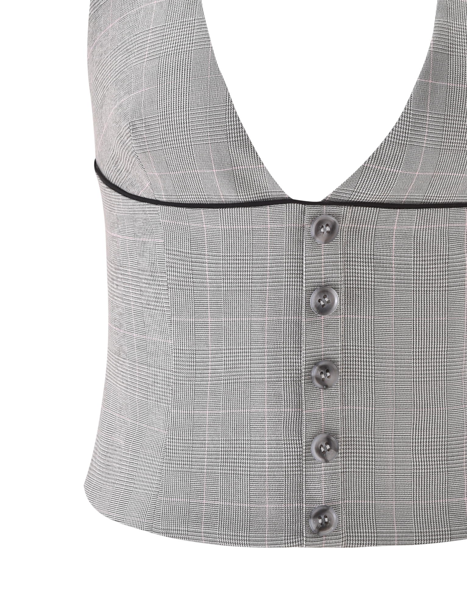 TERESIA TOP - GREY CHECK