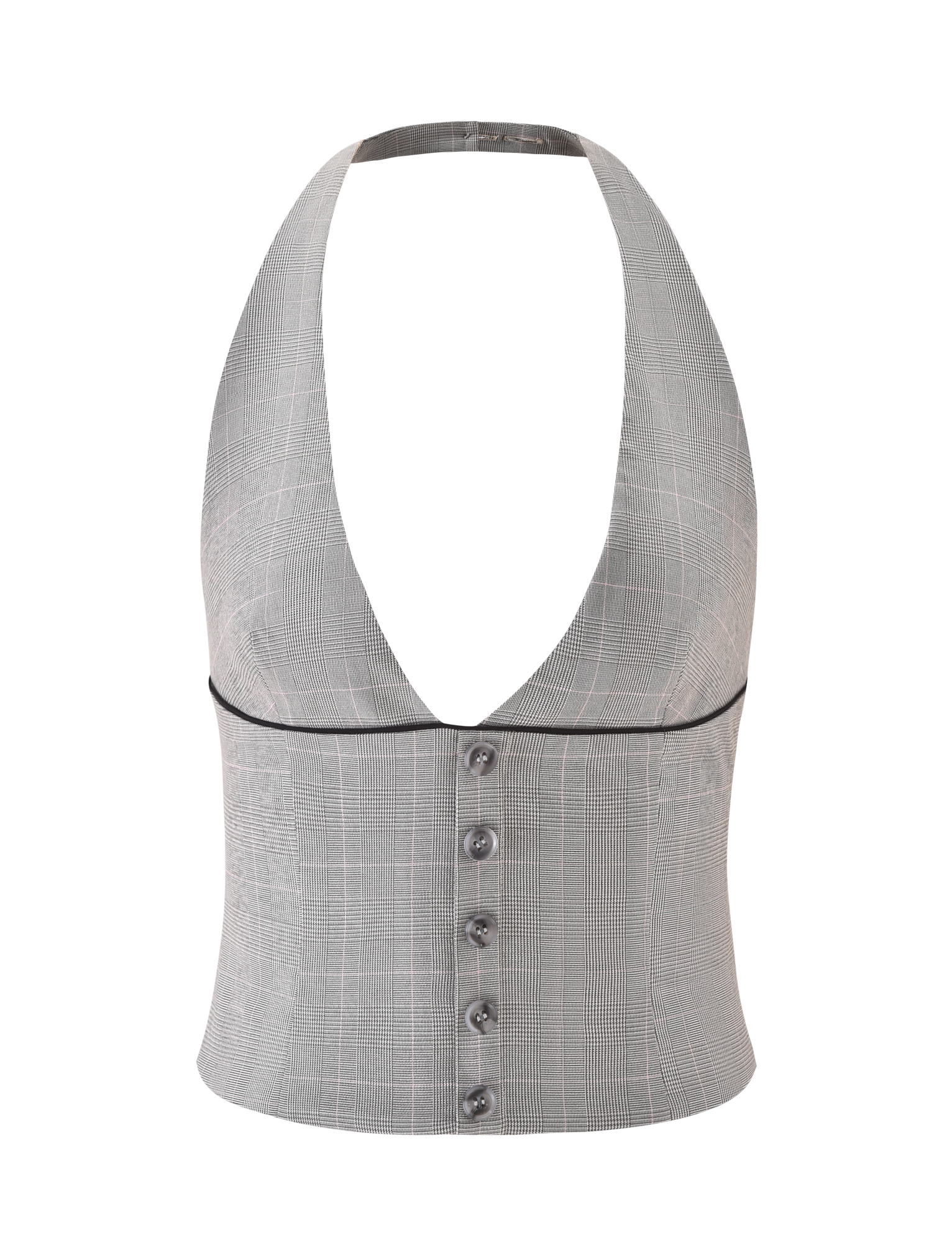 TERESIA TOP - GREY CHECK