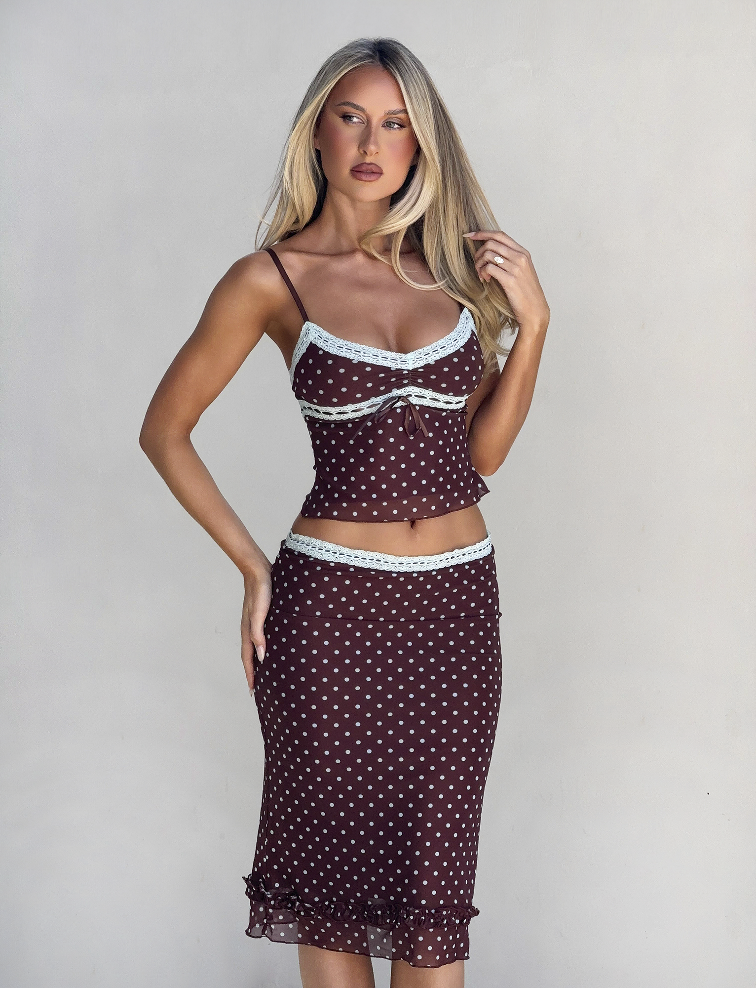 AMARA TOP - POLKA DOT