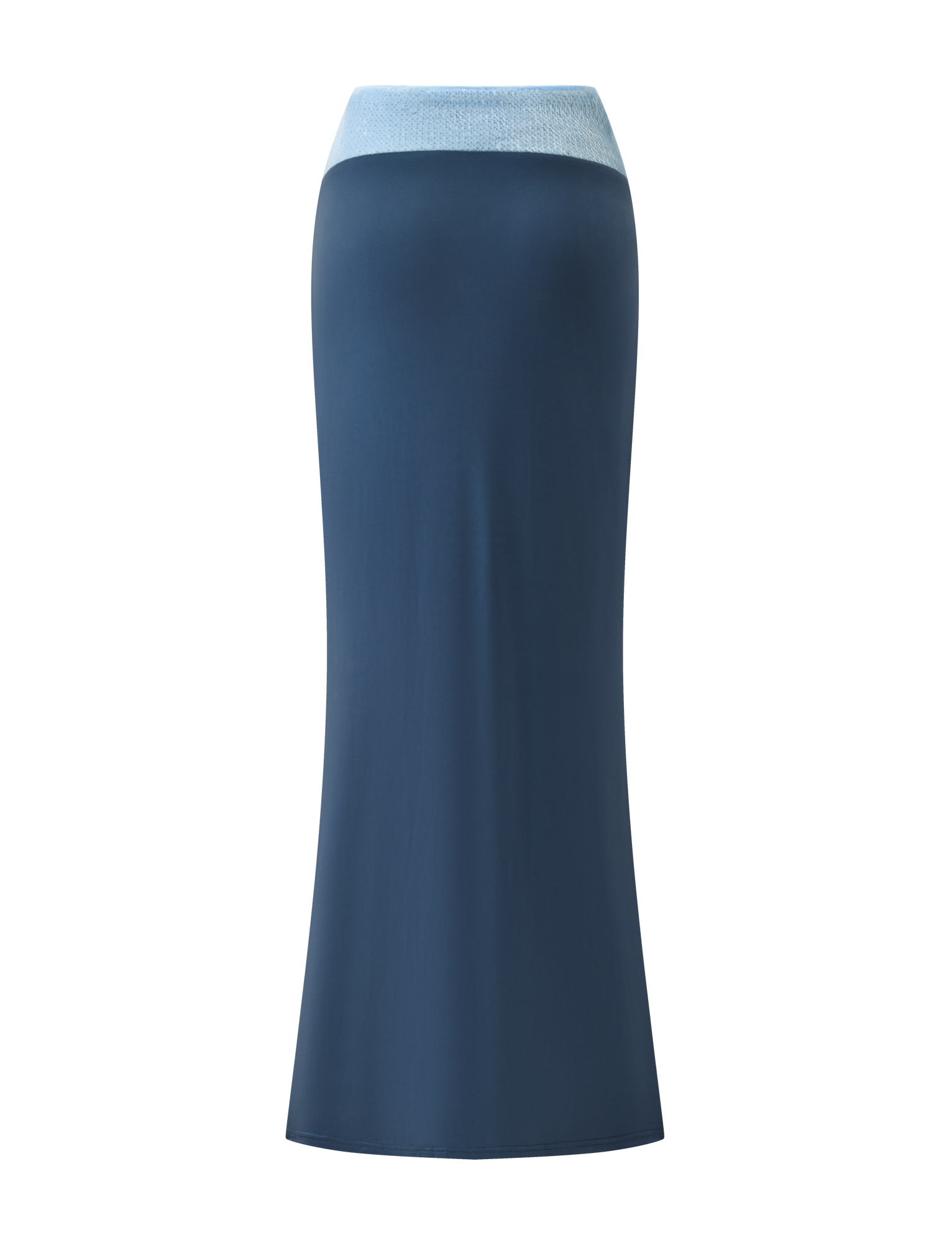 THARA MAXI SKIRT - SLATE BLUE