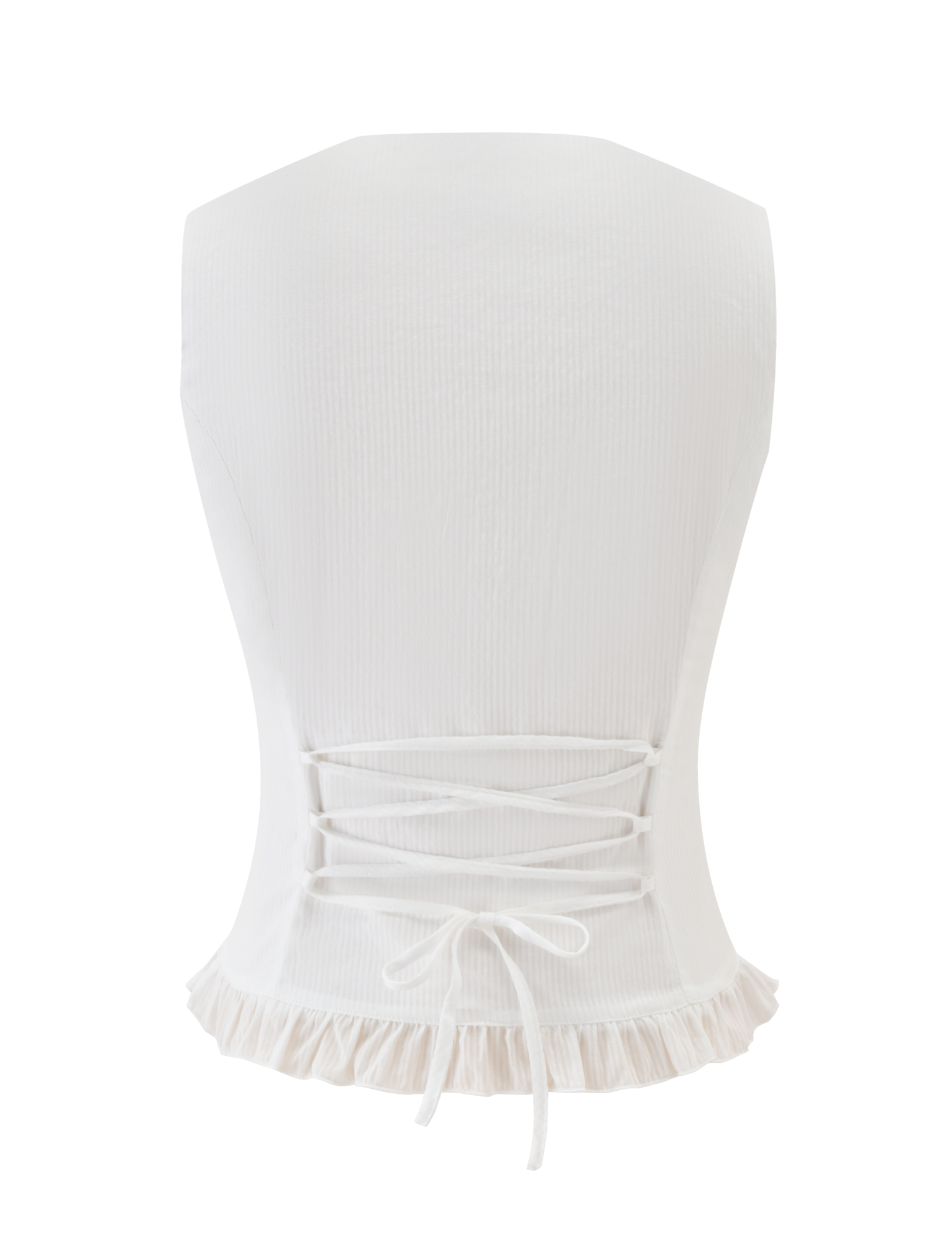 ANIYA KEYHOLE TOP - WHITE