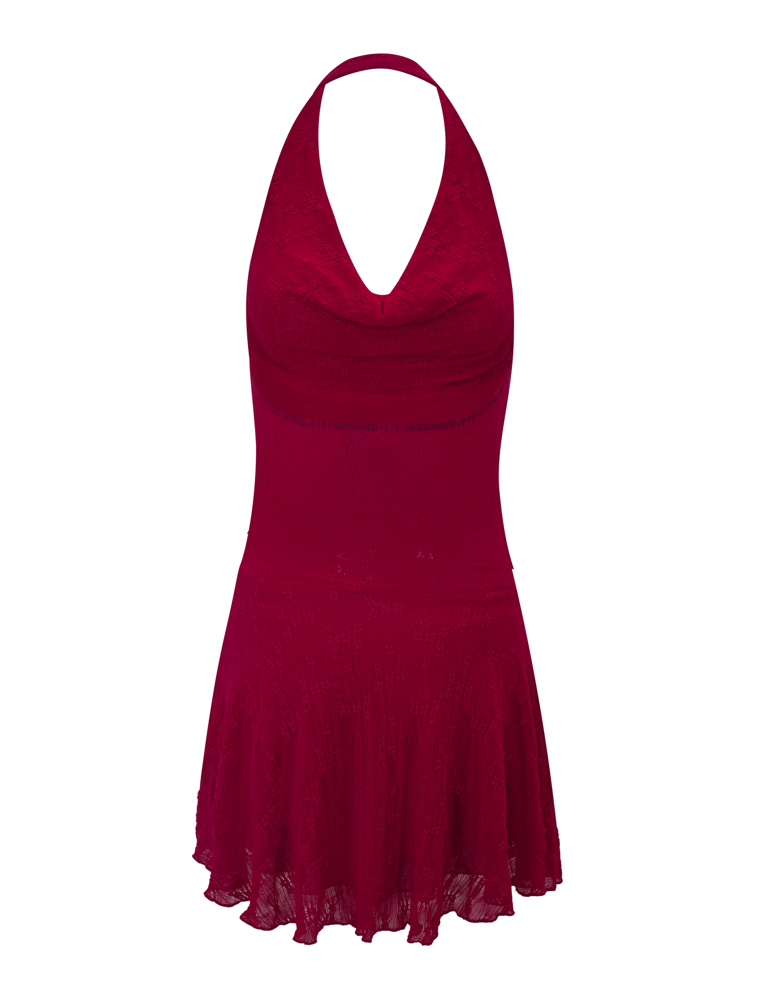 FIORELLA DRESS - RED LACE