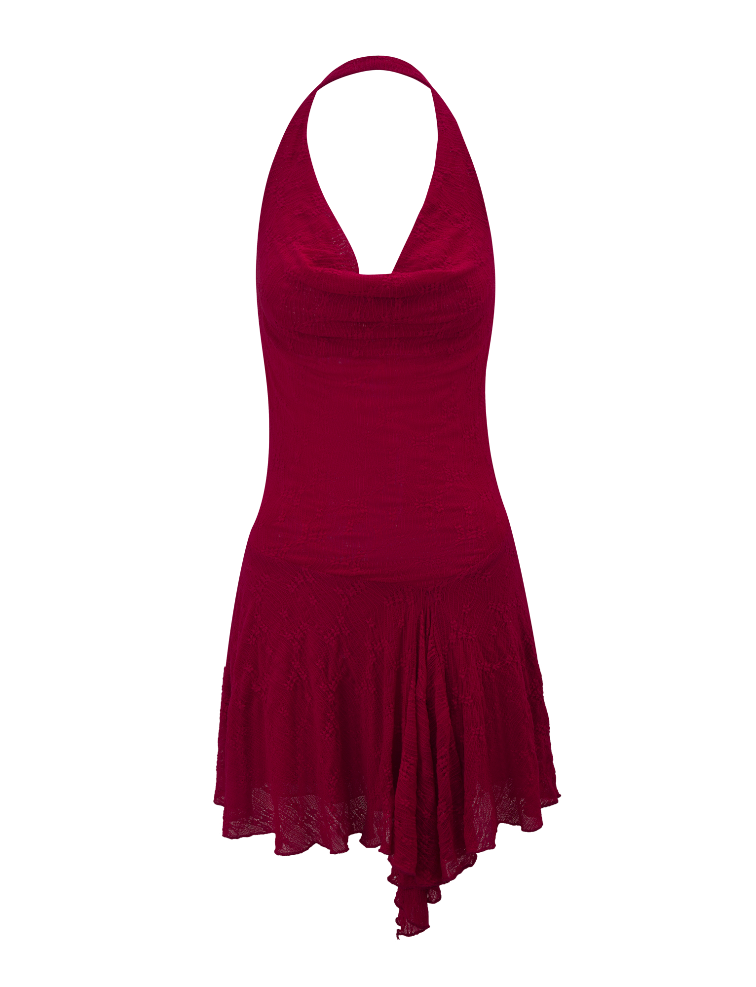 FIORELLA DRESS - RED LACE
