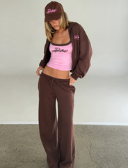 MERRYN TRACK PANT - CHOCOLATE